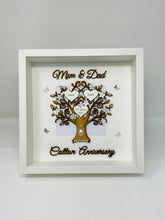 Load image into Gallery viewer, 2nd Cotton 2 Years Wedding Anniversary Frame - Mum &amp; Dad
