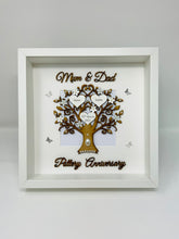 Load image into Gallery viewer, 9th Pottery 9 Years Wedding Anniversary Frame - Mum &amp; Dad
