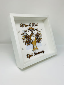 24th Opal 24 Years Wedding Anniversary Frame - Mum & Dad