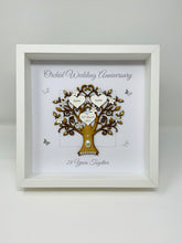 Load image into Gallery viewer, 28th Orchid 28 Years Wedding Anniversary Frame - Message
