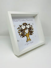 Load image into Gallery viewer, 28th Orchid 28 Years Wedding Anniversary Frame - Message
