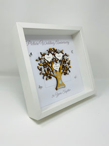 26th Picture 26 Years Wedding Anniversary Frame - Message