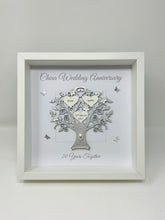 Load image into Gallery viewer, 20th China 20 Years Wedding Anniversary Frame - Message Metallic
