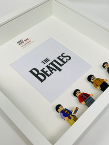 The Beatles Minifigure Frame