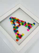Load image into Gallery viewer, Pom Pom Letter Frame - A
