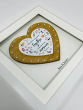 Load image into Gallery viewer, Personalised Heart Frame - Little Moments Together, Make The Best Memories
