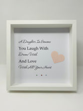 Load image into Gallery viewer, Daughter - Heart Quote Frame
