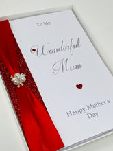 Load image into Gallery viewer, Mother&#39;s Day Card Special Sentimental Card for Mum With Gift Box Luxury Ribbon
