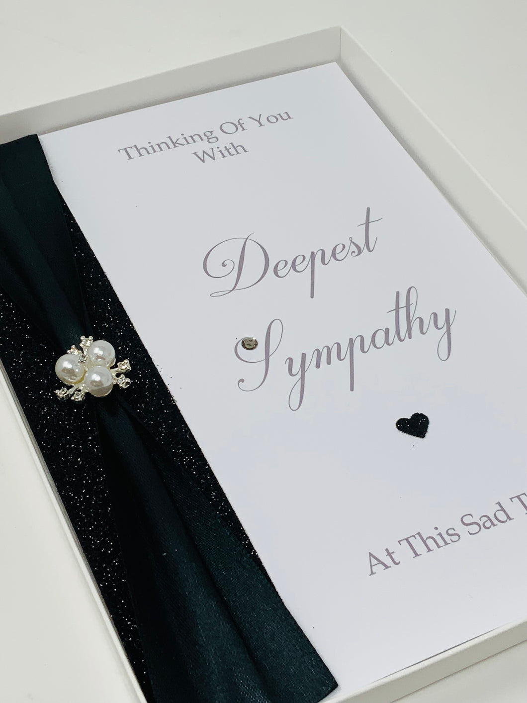 Sympathy Card - Personalised Luxury Greeting Card
