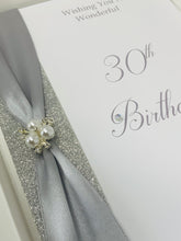 Load image into Gallery viewer, 30th Birthday Card - Personalised Luxury Greeting Card
