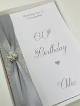 Load image into Gallery viewer, 60th Birthday Card - Personalised Luxury Greeting Card
