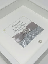 Load image into Gallery viewer, 60th Diamond 60 Years Wedding Anniversary Ribbon Frame - Pebble

