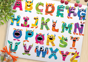 Monster Name Print Picture