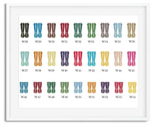 Load image into Gallery viewer, Wellington Boots Family Watercolour Print - Rain Boot
