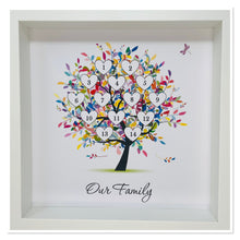 Load image into Gallery viewer, Rainbow Family Tree Printed Frame
