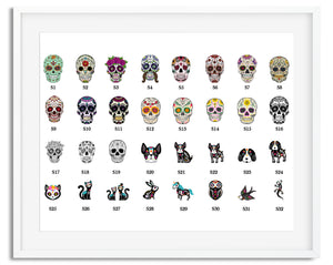 Skull Family Print